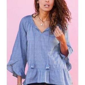 Matilda Jane Size Medium M Dream Chasers Pretty Thing Blouse Boho Peasant Top L